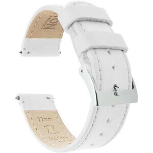 Quick Release - Top Grain Leather Watch Band Strap - Choice of Width
